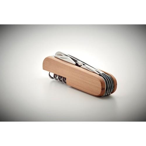 LUCY LUX Couteau multi outils en bambou