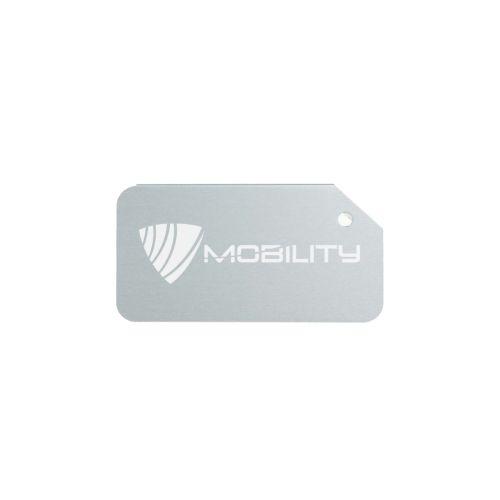 Luggage Tag Aluminium Silver