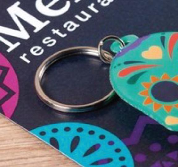 Porte-clés à la forme sur mesure