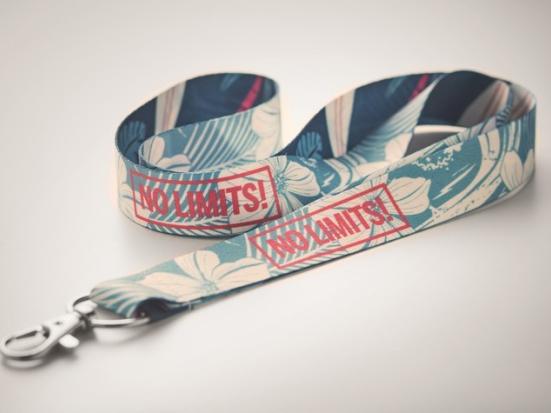 Lanyard entièrement personnalisable