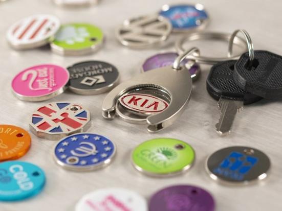 Porte-clés jetons personnalisables