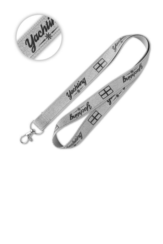 Lanyard sur mesure pailleté