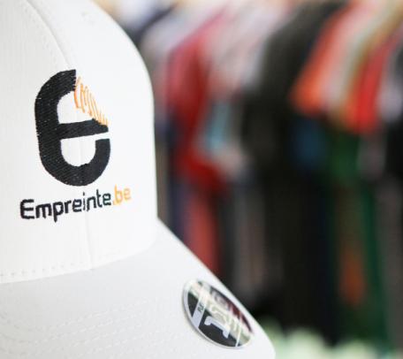 casquette logo empreinte